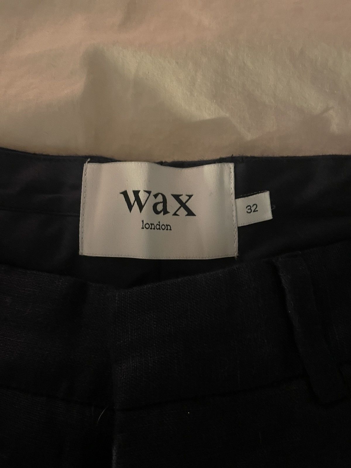 Wax London Wax London Alp Navy Linen Trousers Size US 32 / EU 48 - 3 Thumbnail