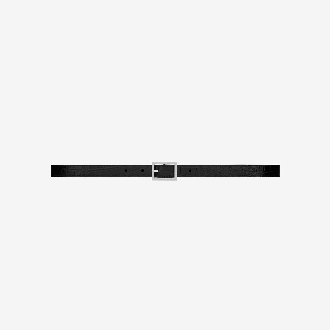 Saint Laurent Paris o1s1wg110724 Size: 85 / Rectangular Buckle Thin Belt Size 32 - 1 Preview