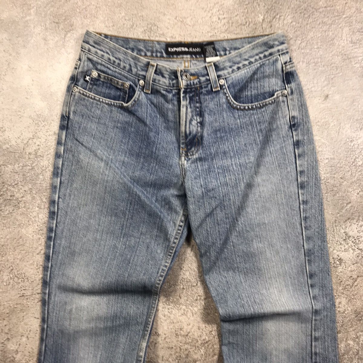 Vintage Vintage 90s Distressed Baggy Jeans Y2K Grunge Skate Logo 28 Size 28" / US 6 / IT 42 - 3 Thumbnail
