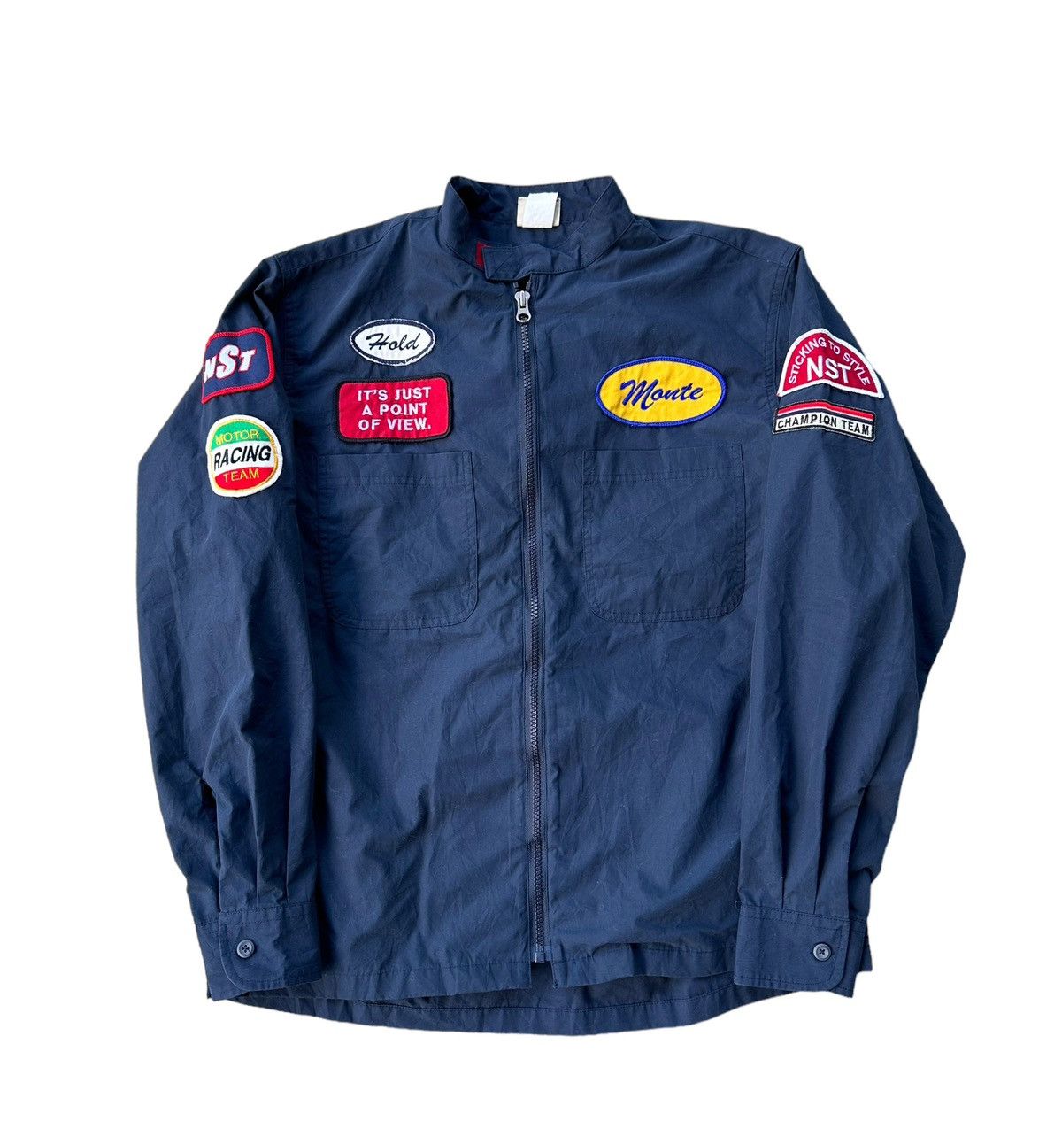 Japanese Brand Never seen thing zipper jacket with patches Size US M / EU 48-50 / 2 - 1 Thumbnail
