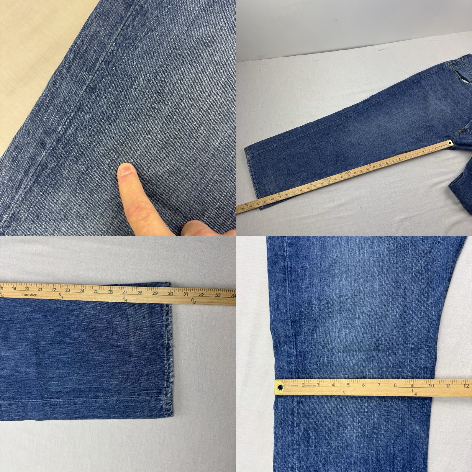 Polo Ralph Lauren VINTAGE Polo Ralph Lauren Jeans Button Fly Adult 38x30 Relaxed Hipster 90s Y2K Blue Mens Jeans Size US M / EU 48-50 / 2 - 9 Thumbnail