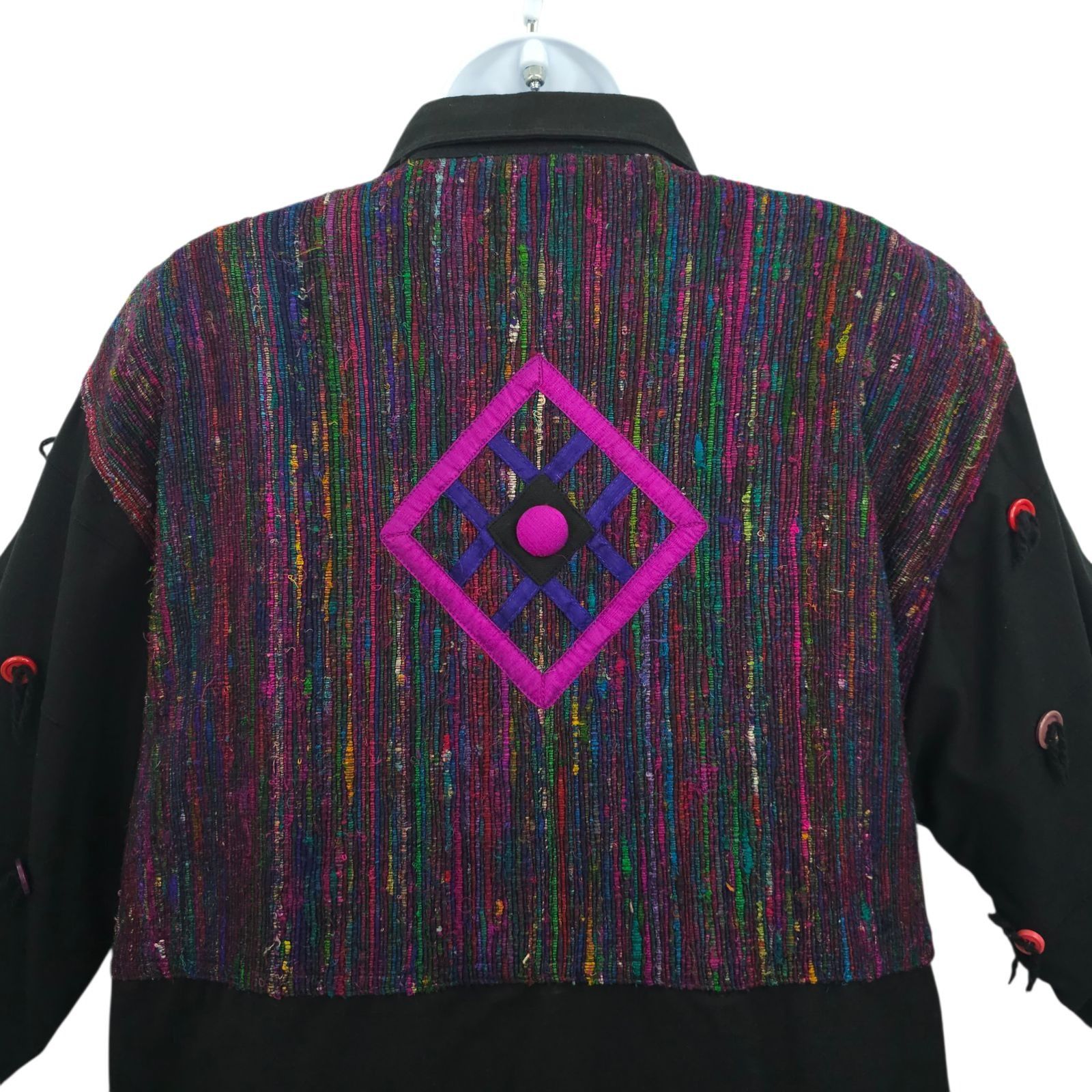 Other Yak Magik Jacket XL Geometric Oversized Blazer Vintage 90s Size XL / US 12-14 / IT 48-50 - 13 Thumbnail