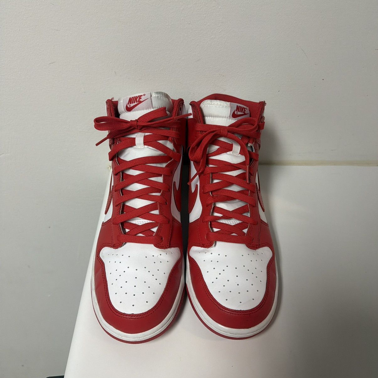 Nike Nike University Red Hi-top Dunk Size US 12 / EU 45 - 3 Thumbnail