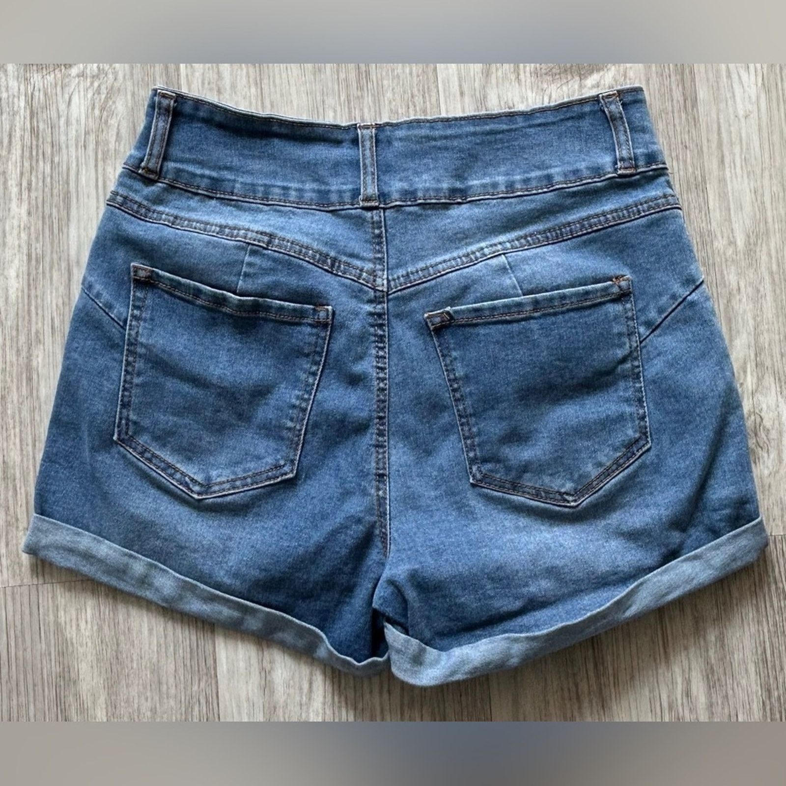Forever 21 Forever 21 | Women's Juniors Denim Jean Cutoff Shorts | 28 Size 28" / US 6 / IT 42 - 2 Thumbnail