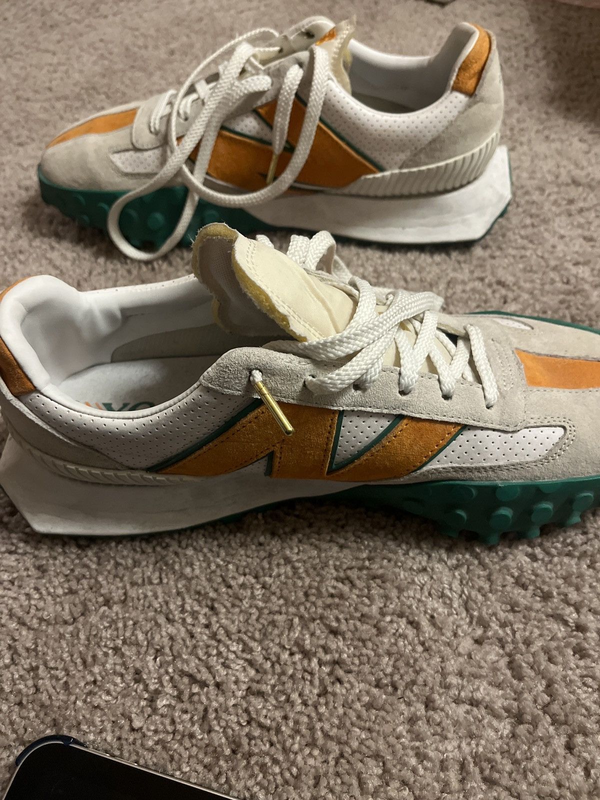 Casablanca × New Balance Casablanca X New Balance XC72 Green & Orange Size US 11.5 / EU 44-45 - 3 Thumbnail