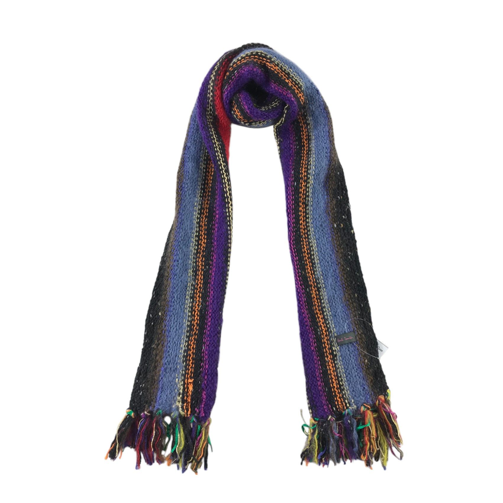 Paul Smith × Vintage Paul Smith Scarf / Muffler / Neckwear - WW1984 Size ONE SIZE - 1 Thumbnail