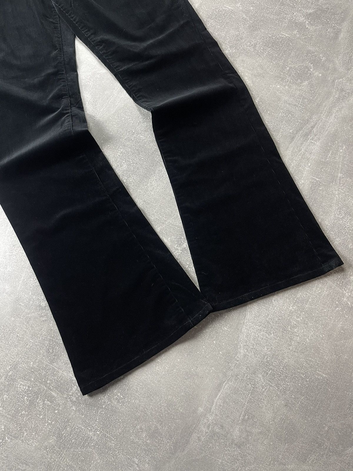Ralph Lauren Black Label Ralph Lauren Black Label Flared Corduroy Pants Black Velvet Size 36" / US 14 / IT 50 - 9 Thumbnail