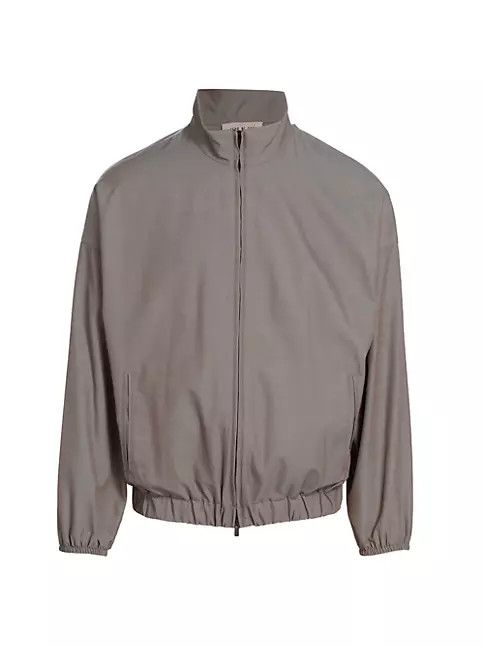 image of Fear Of God Os11X0224 Eternal Wool-Blend Zip Jacket In Dusty Concrete, Men's (Size XS)