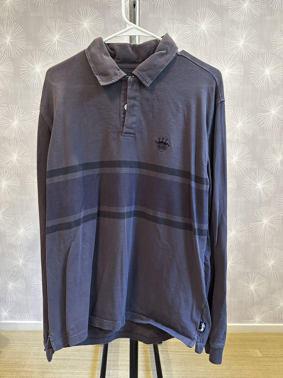 Stussy Long Sleeve Polo | Grailed