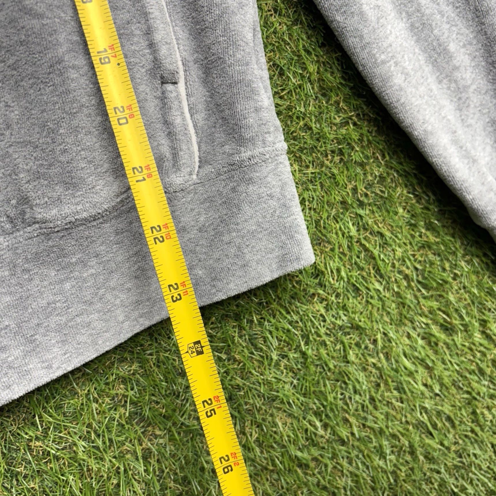 Nike VINTAGE Nike Track Jacket Womens Small Gray Velour Full Zip Hoodie Sportswear 90s Size S / US 4 / IT 40 - 7 Thumbnail