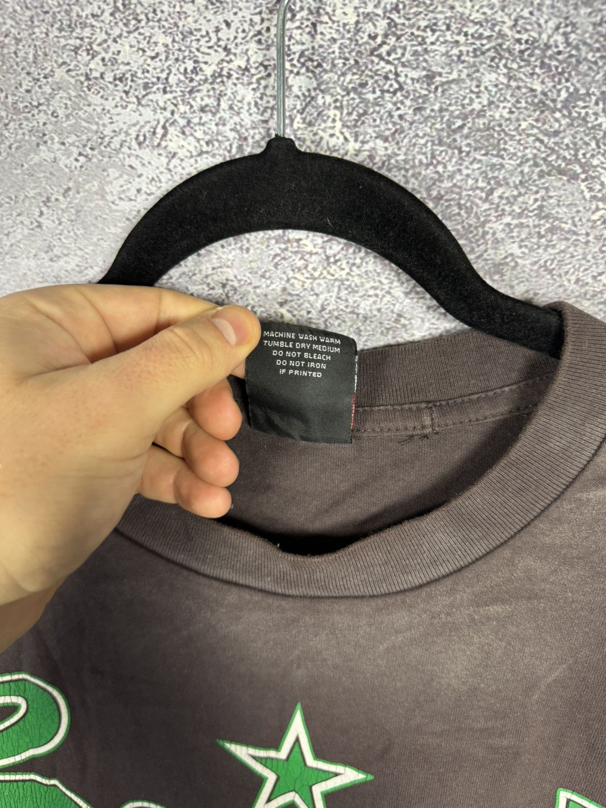 Giant × Vintage Saint Mxxxxxx Saint Enemy Tee Black Green Men's Large Size US L / EU 52-54 / 3 - 10 Thumbnail