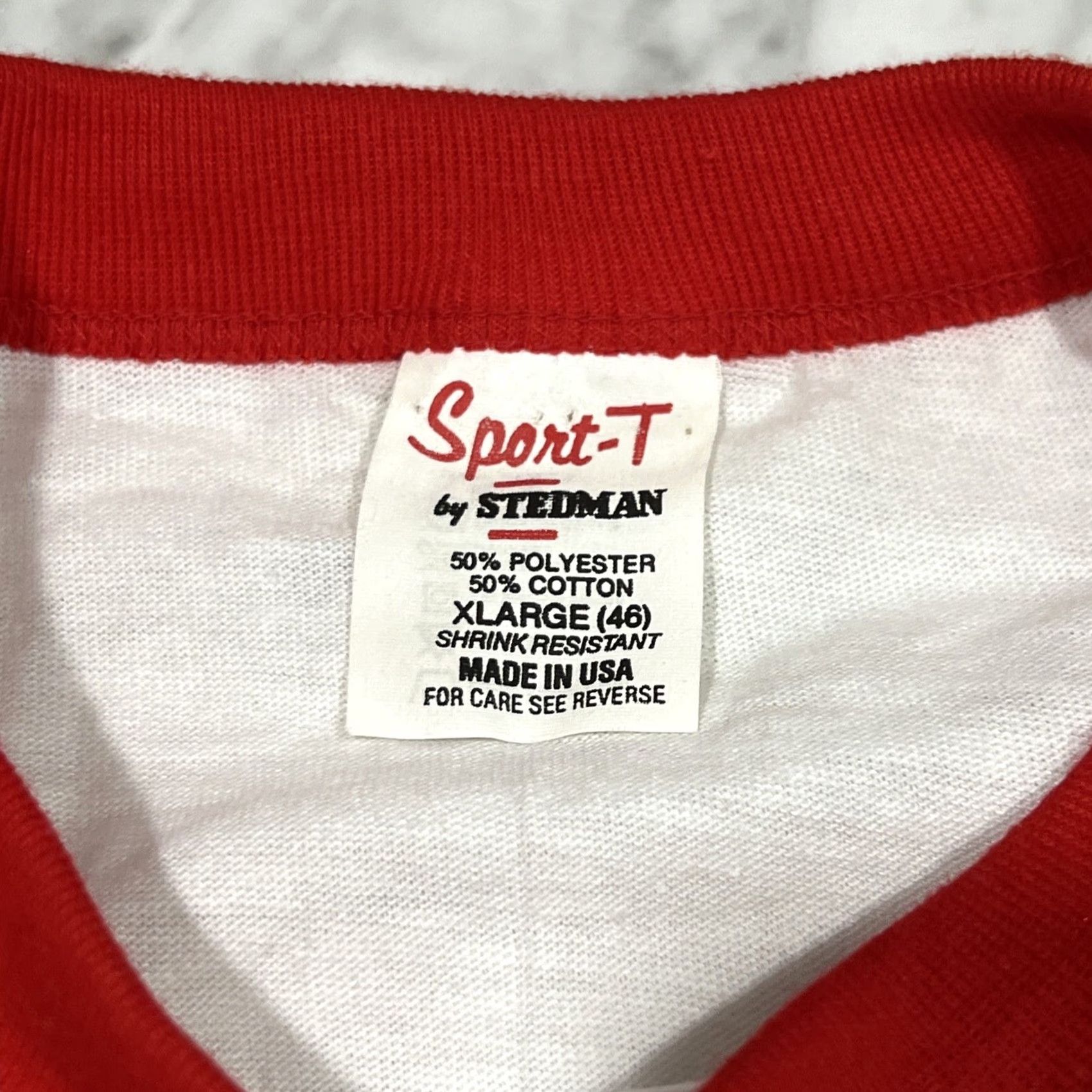 Vintage VINTAGE Jerry Lewis SUPERSHOW Ringer XL T-Shirt Crew Neck Men 80s White Short Sleeve Single Stitch Graphic Print Size ONE SIZE - 7 Thumbnail