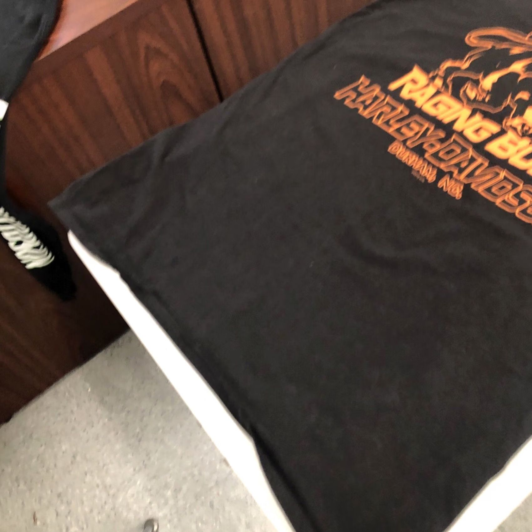 Harley Davidson Harley-Davidson Raging Bull Shirt Mens XL Black Motorcycle Tee Durham NC Size US XL / EU 56 / 4 - 3 Thumbnail