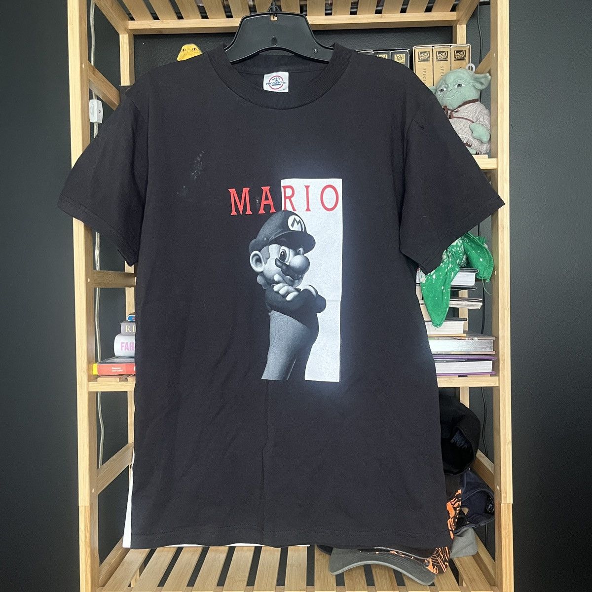 Nintendo Vintage Nintendo Mario Scarface Style Y2K Graphic T Shirt Size US S / EU 44-46 / 1 - 1 Thumbnail