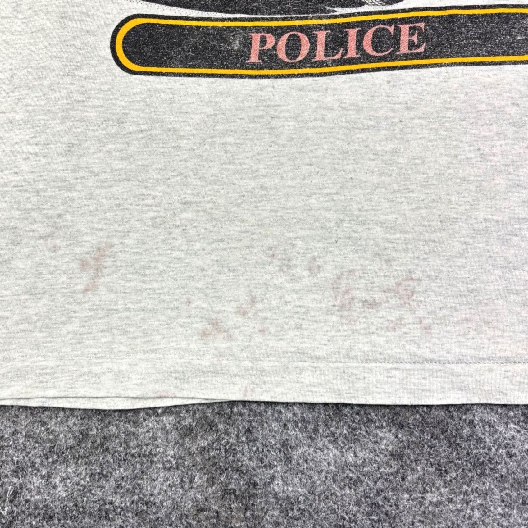 Fruit Of The Loom VINTAGE Upper Southampton Township Police T-Shirt Fruit of the Loom XL Gray 1990s Men Short Sleeve Graphic Tee Size US XL / EU 56 / 4 - 5 Thumbnail