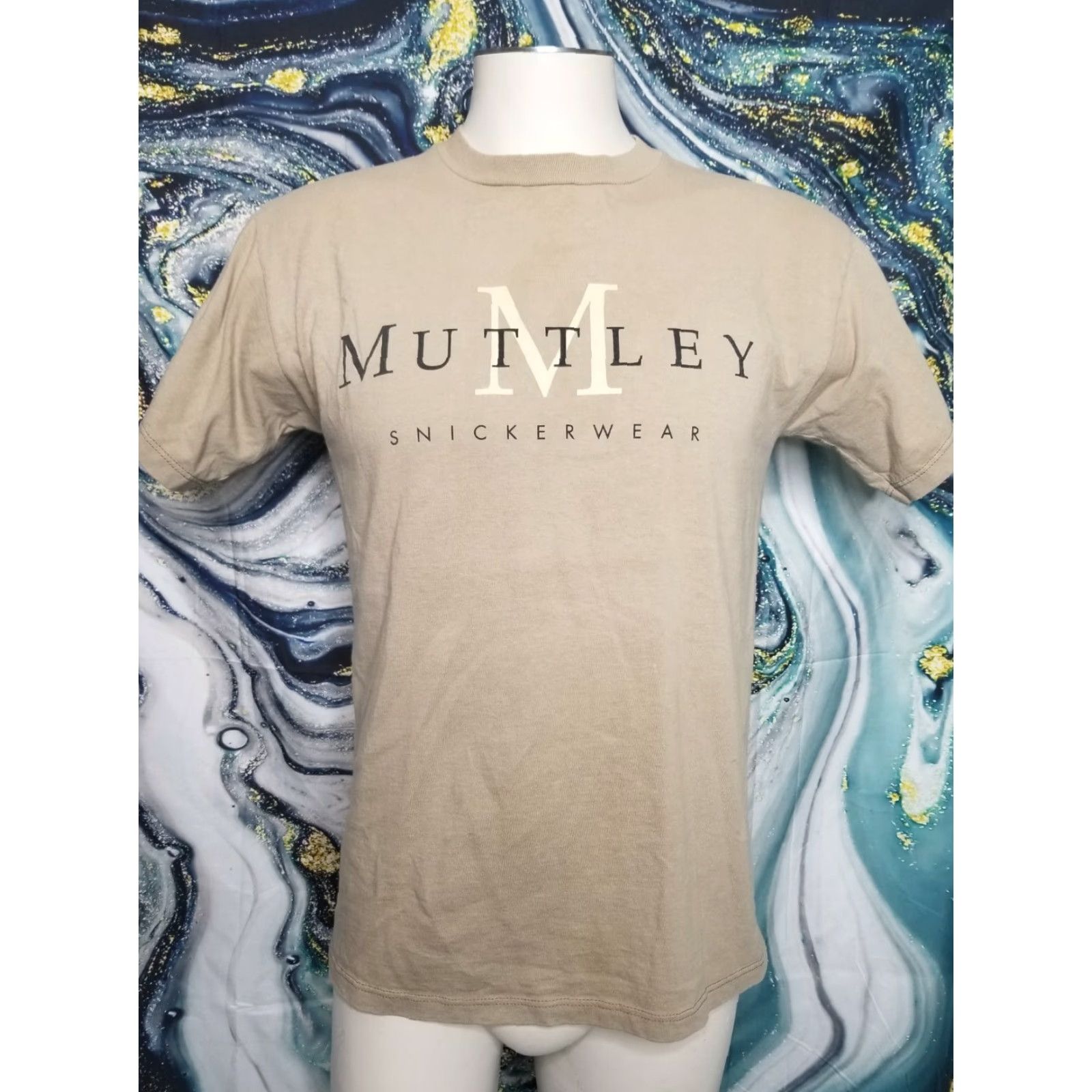 Jerzees VINTAGE Dick Dastardly & Muttley Snickwear Two-Sided T Shirt Mens M Adult Medium Beige 1990s Cartoon 90s Mens Size US M / EU 48-50 / 2 - 2 Thumbnail