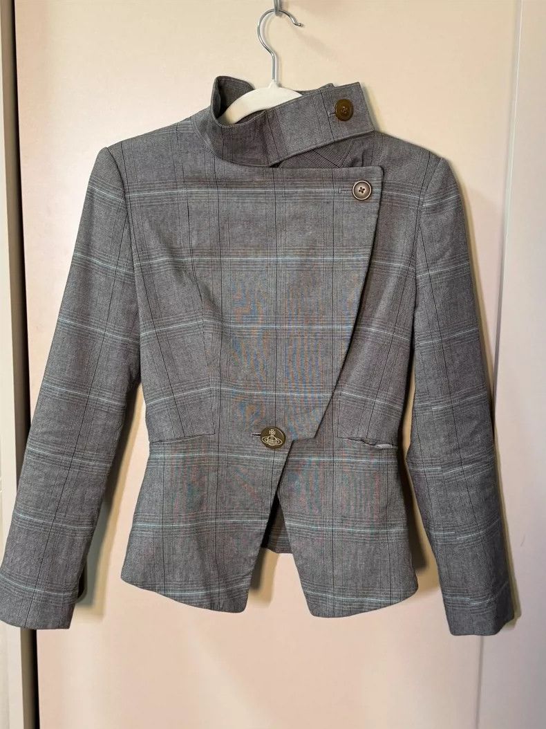 Vivienne Westwood Vivienne Westwood size1 Gray plaid waistcoat Size M / US 6-8 / IT 42-44 - 5 Thumbnail