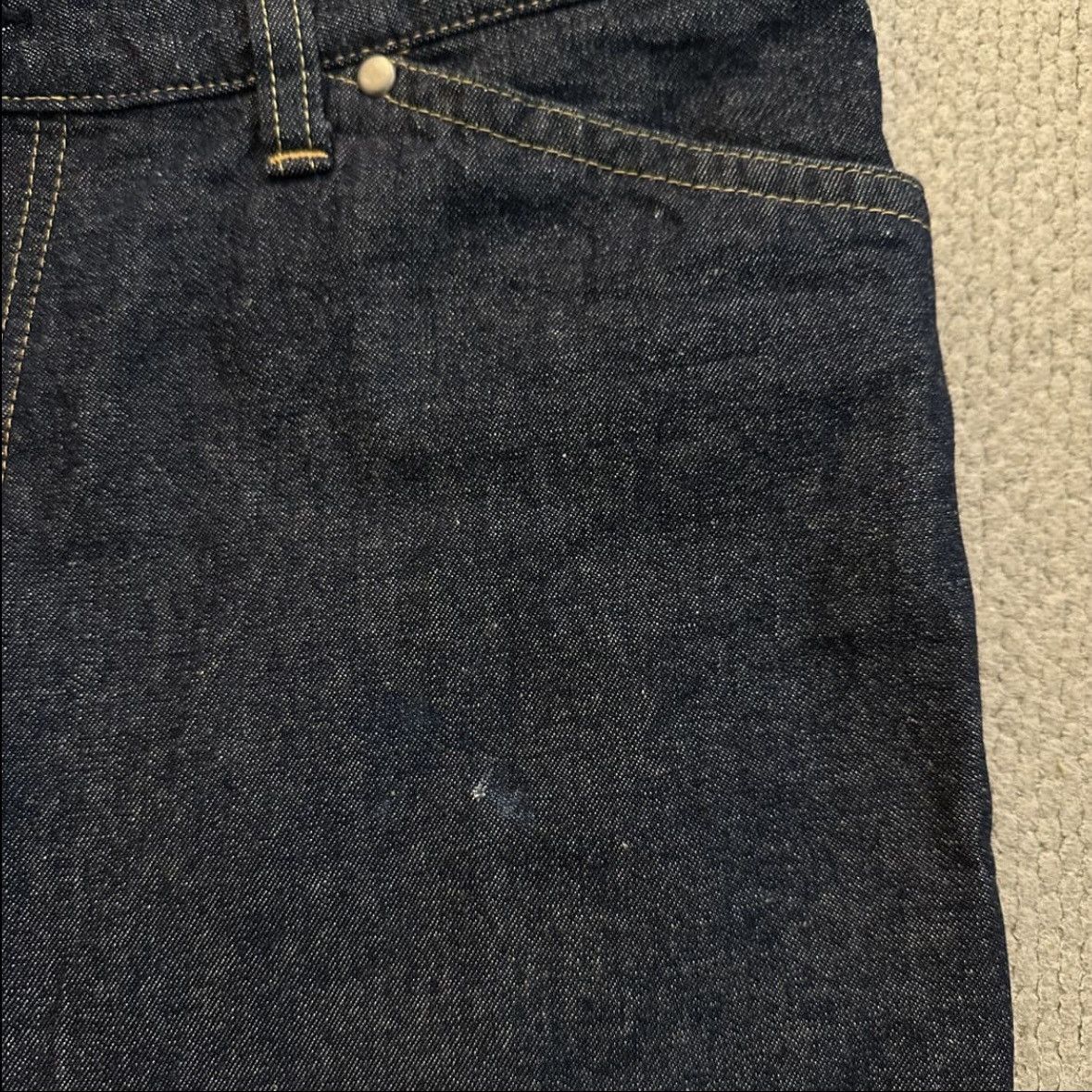 Junya Watanabe Junya Watanabe Cinch Back Denim Pants Size US 31 - 7 Thumbnail