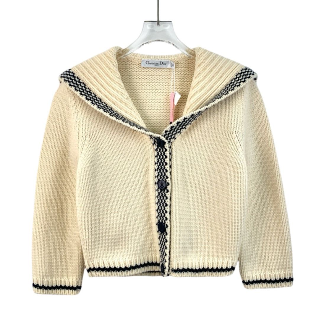 Dior Christian Dior Sailor Collar Long Sleeve Knit Cardigan K26WX Size XS / US 0-2 / IT 36-38 - 1 Thumbnail