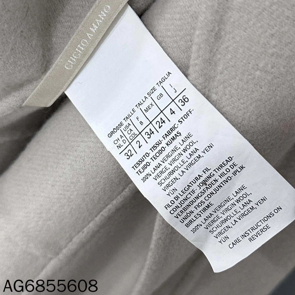 Max Mara MaxMara Pure Wool Hidden Button Overcoat Size 36 Size XS / US 0-2 / IT 36-38 - 5 Thumbnail