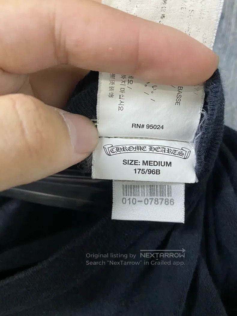 Chrome Hearts CHROME HEARTS Size M Letter printed pullover round neck lon Size US M / EU 48-50 / 2 - 5 Thumbnail