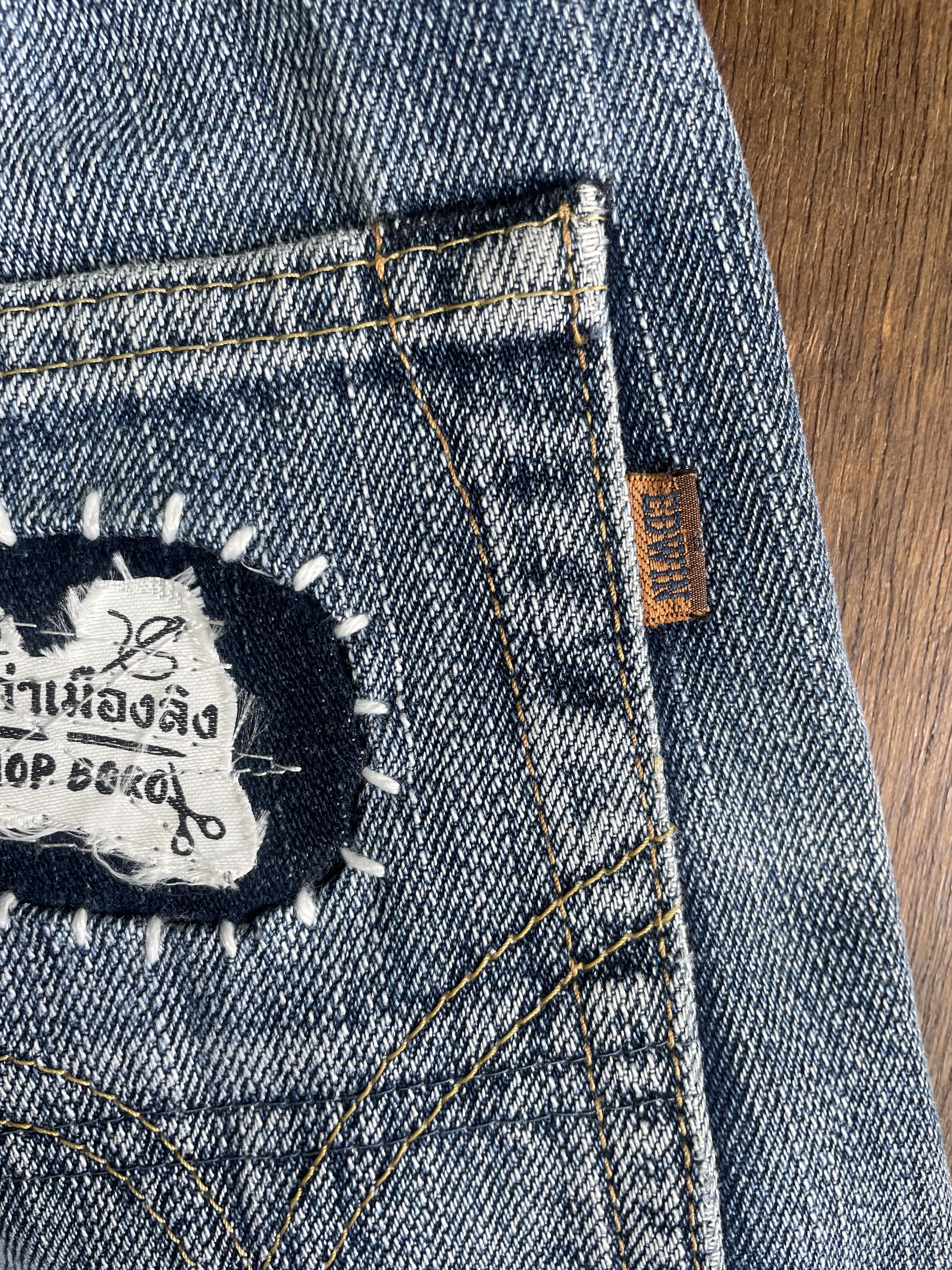 Edwin Edwin Customized Boro Handmade Jeans Size US 29 - 7 Thumbnail
