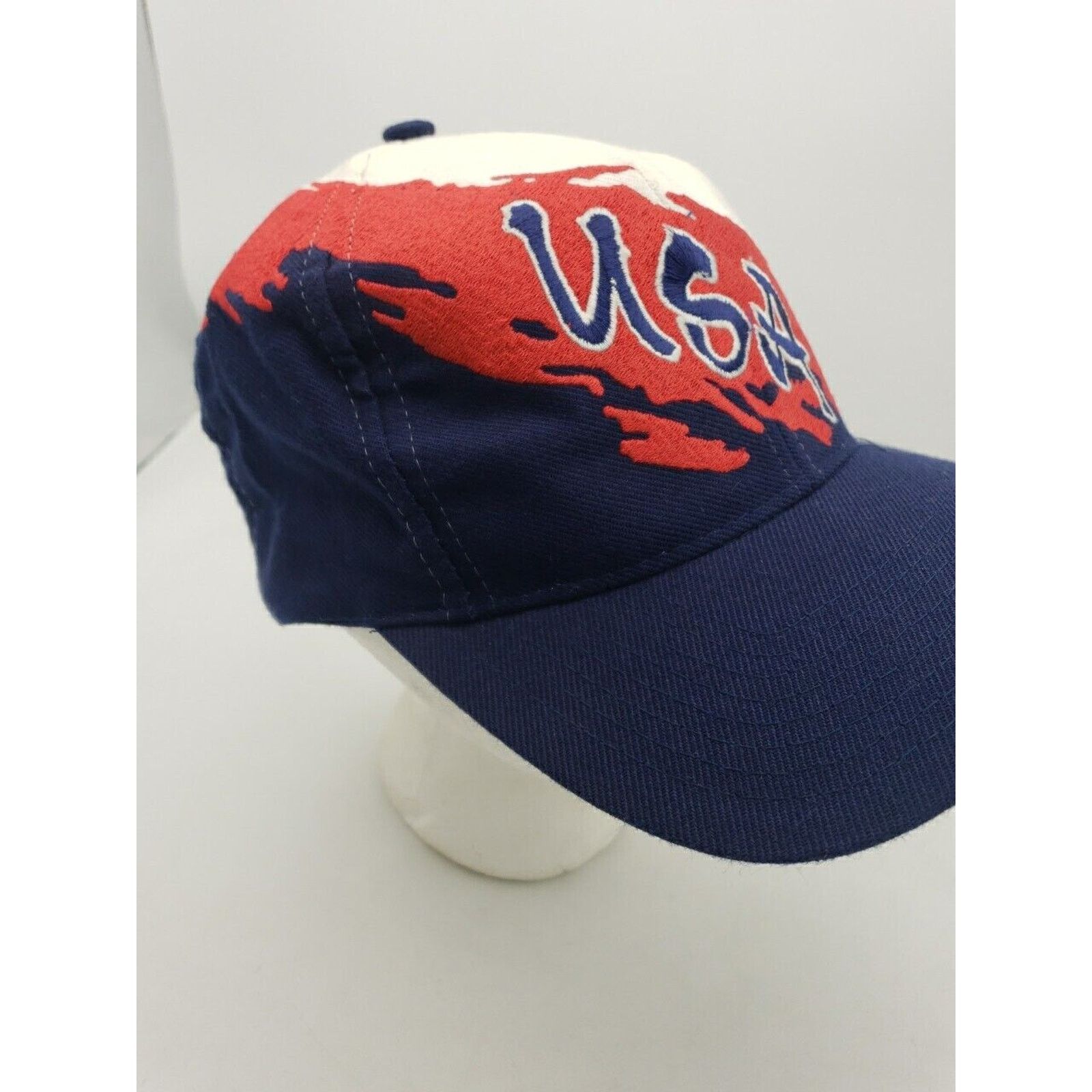 Logo Athletic 1996 Atlanta Olympics 90s USA Splash Logo7 Snapback Ball Cap Size ONE SIZE - 14 Thumbnail