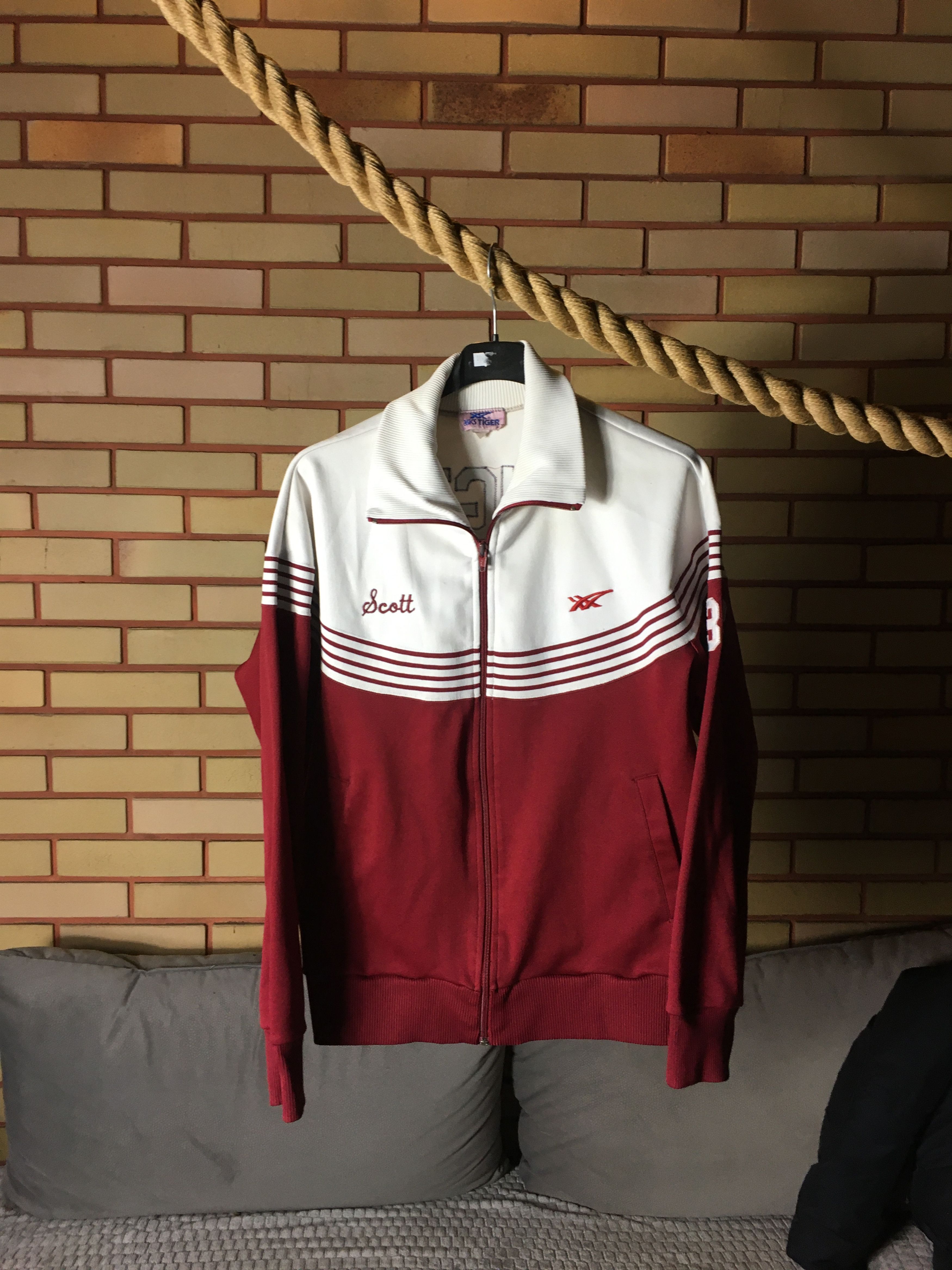 Asics × Onitsuka Tiger Vintage Asics Tiger 70s wrestling team sweatshirt Size US M / EU 48-50 / 2 - 1 Thumbnail
