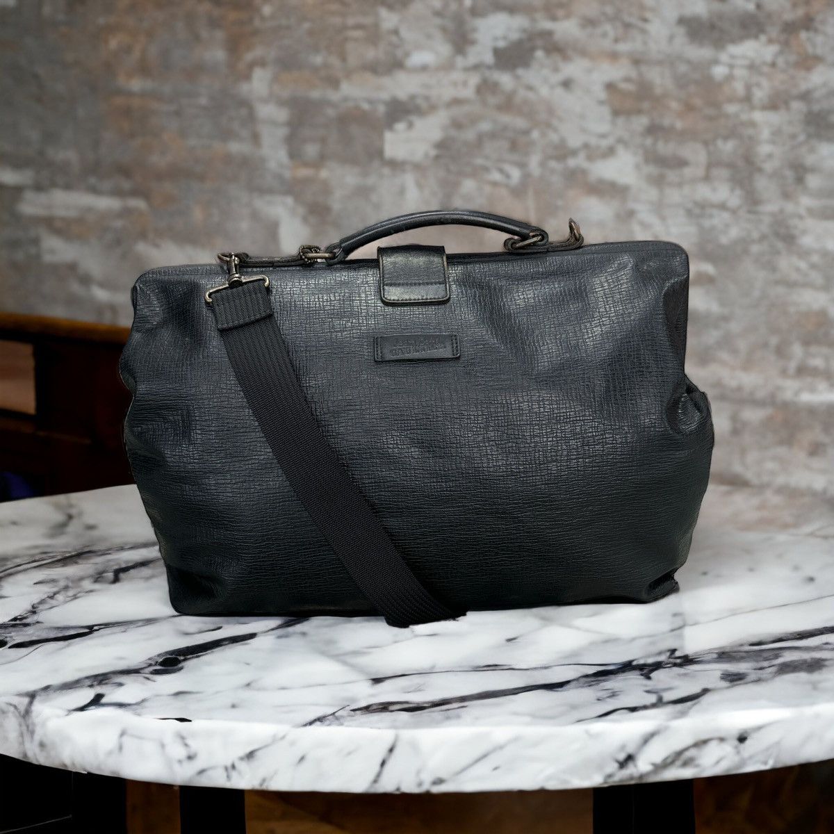 Jean Paul Gaultier × Vintage JPG HOMME BLACK DOCTOR BAG LUGGAGE Size ONE SIZE - 4 Thumbnail