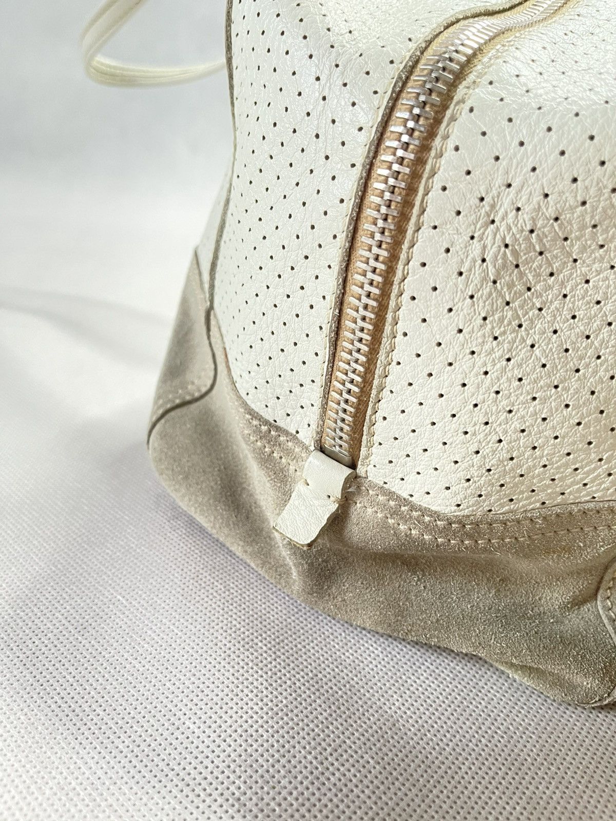 Prada *SOLD* Vintage 2003 Prada Luno Rossa Sport Leather Hand Bag Size ONE SIZE - 16 Thumbnail