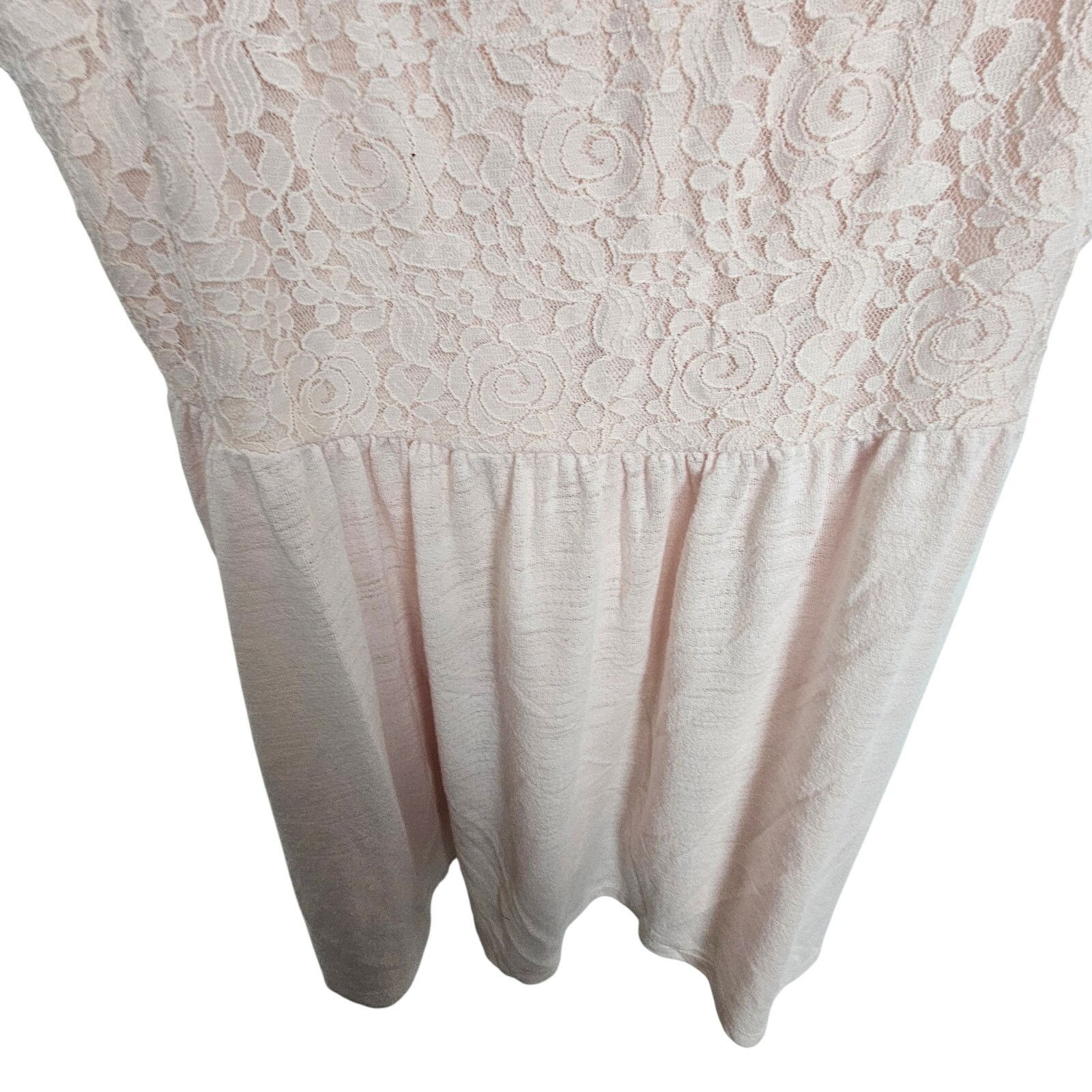 Torrid Torrid Women Babydoll Floral Lace V-Neck Tank Plus Size 2X Size XXL / US 16-18 / IT 52-54 - 3 Thumbnail