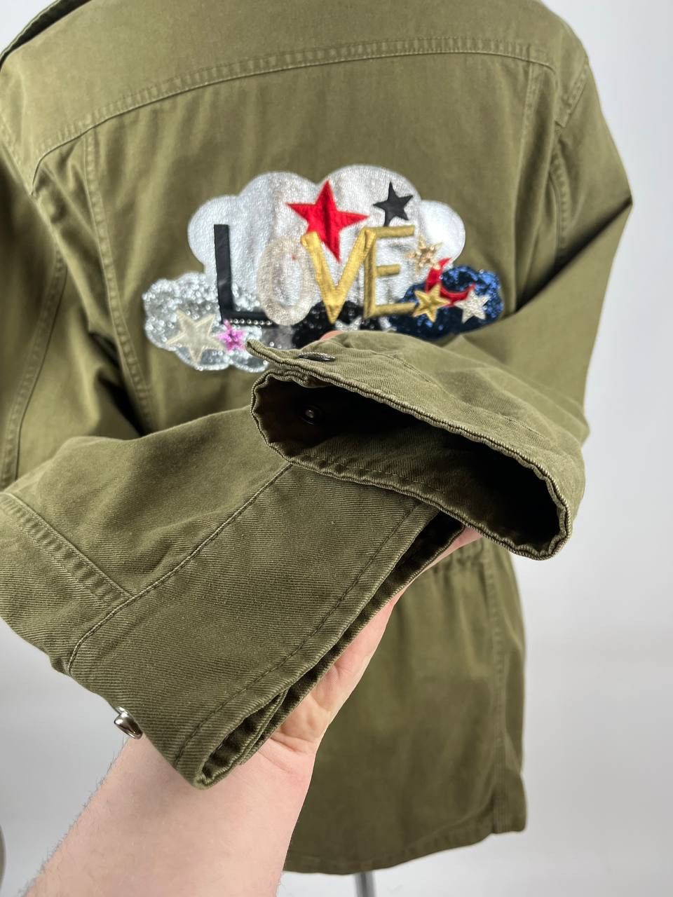 Saint Laurent Paris Saint Laurent Paris Love Patch Military F2 Field Jacket Size M / US 6-8 / IT 42-44 - 7 Thumbnail