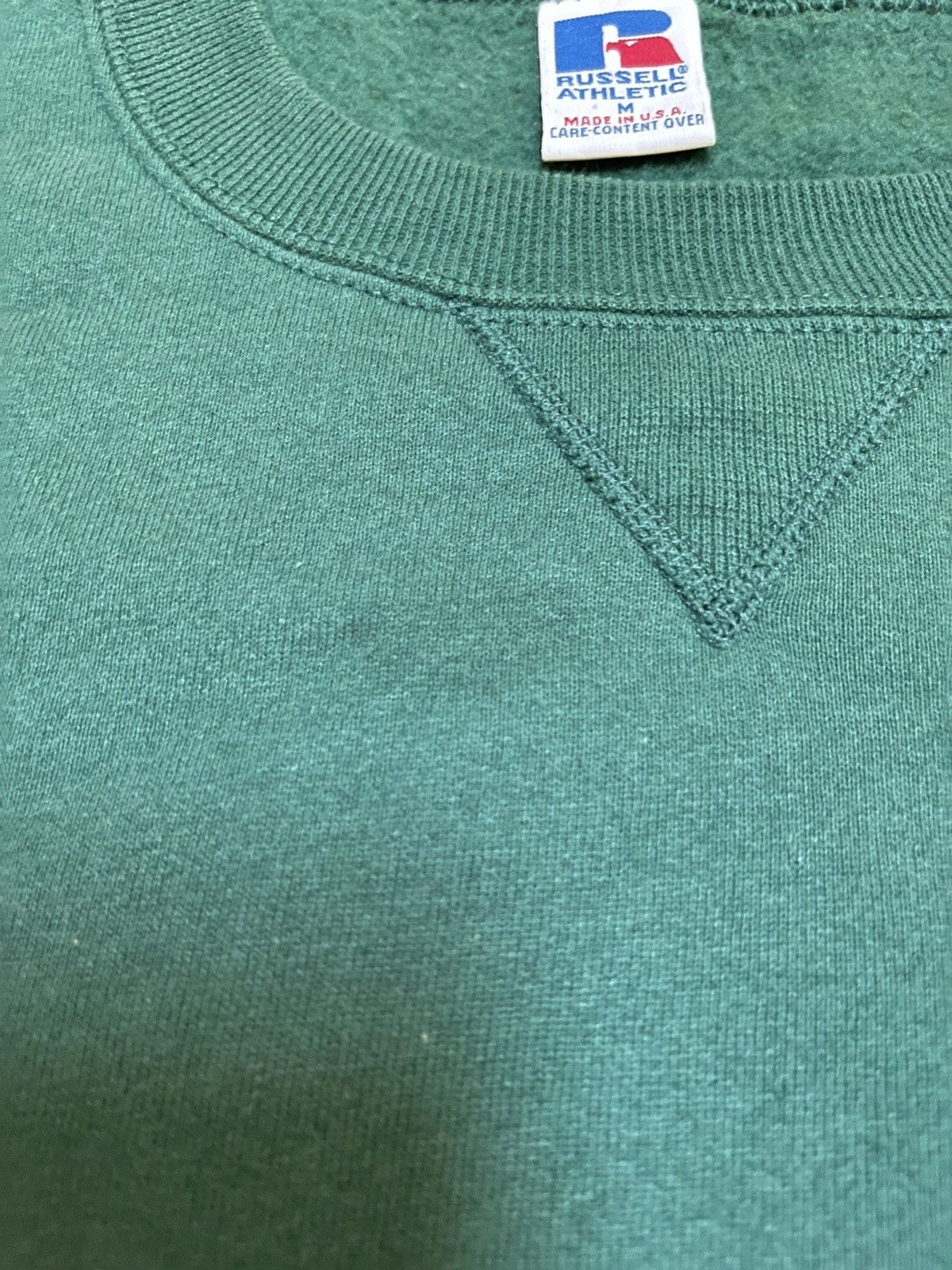 Russell Athletic × Vintage Vintage Russell Athletic Forest Green Crewneck Sweatshirt Size US M / EU 48-50 / 2 - 5 Thumbnail