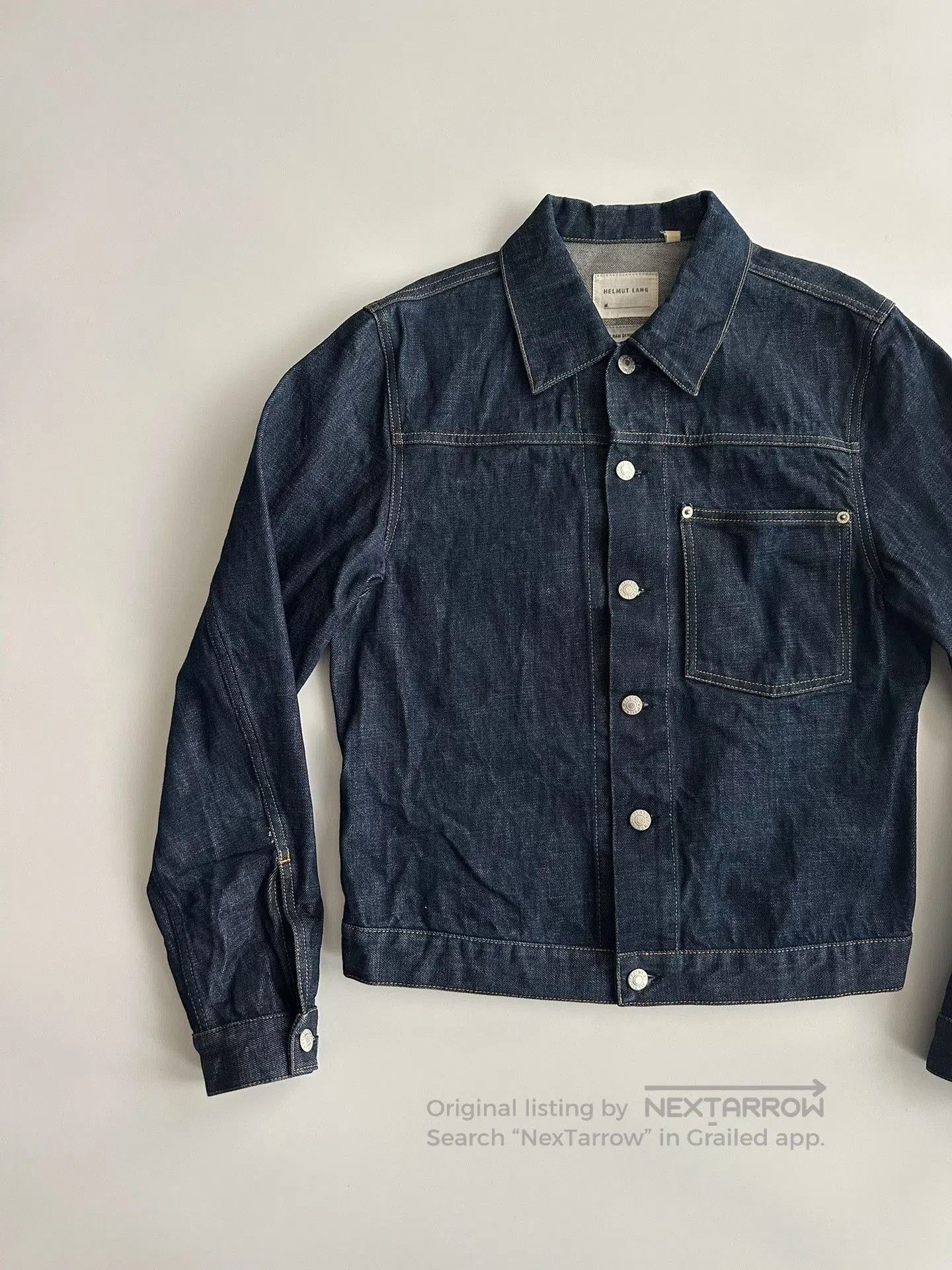 Helmut Lang Helmut Lang Type1 Raw Denim Jacket. Size US S / EU 44-46 / 1 - 1 Thumbnail