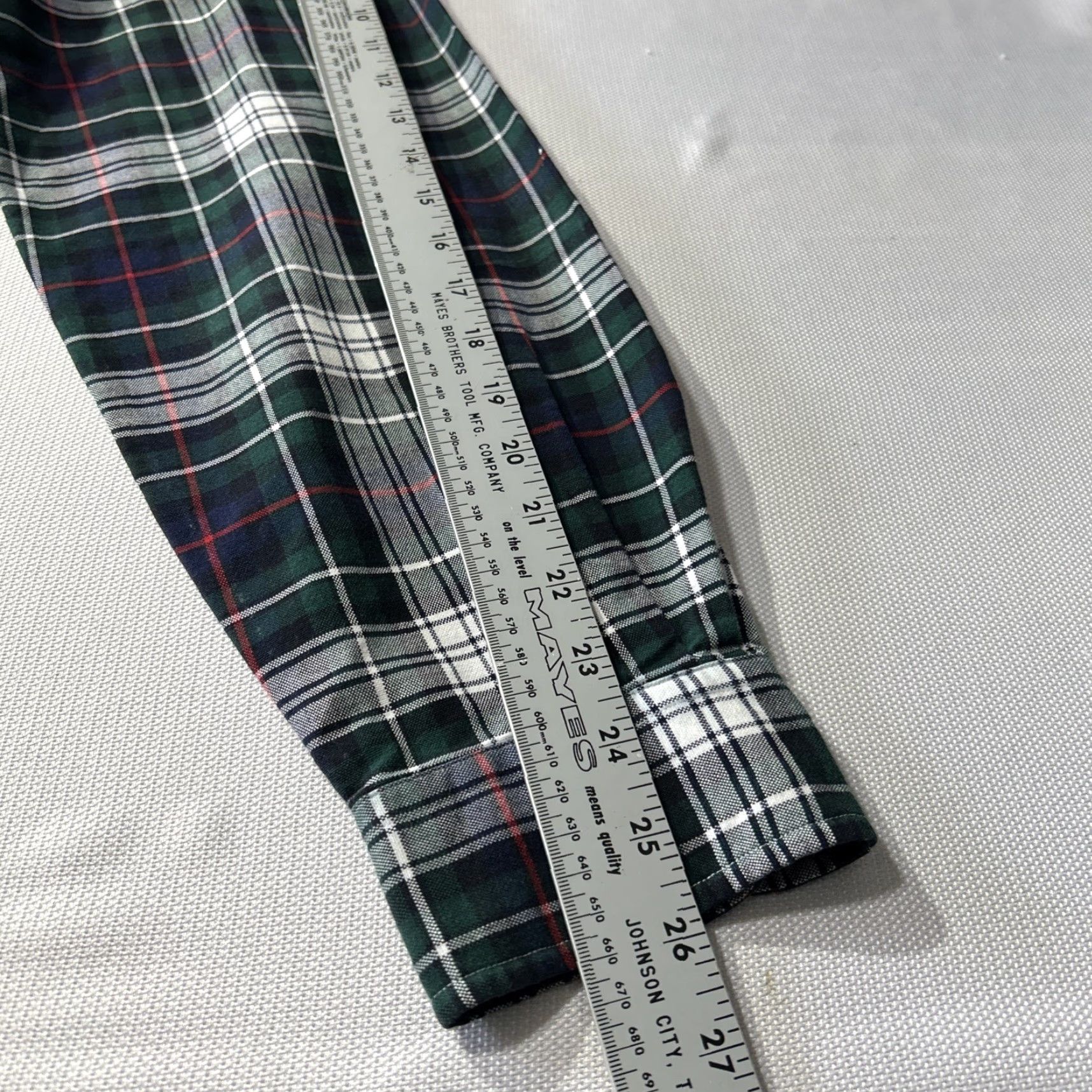 Polo Ralph Lauren Polo Ralph Lauren Classic Fit OXFORD Plaid Button-Down Shirt Men XL Green Size US XL / EU 56 / 4 - 6 Thumbnail