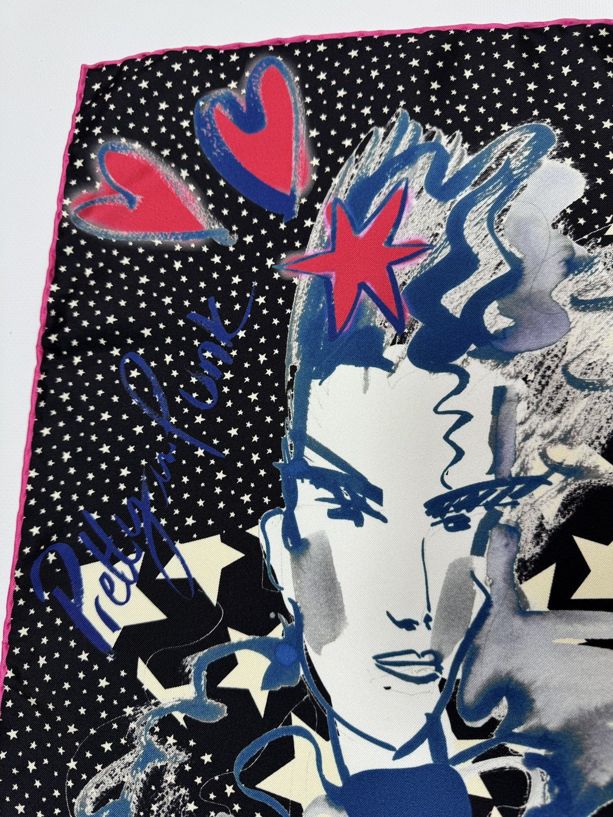 Other Maison Common Punk Star Silk Scarf – Rare Designer, italy Size ONE SIZE - 4 Thumbnail