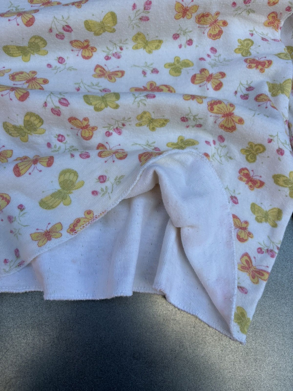 JCPenney × Sears × Vintage 1970s Butterfly Print Thermal Vintage Duofold Undershirt USA Size XS / US 0-2 / IT 36-38 - 7 Thumbnail