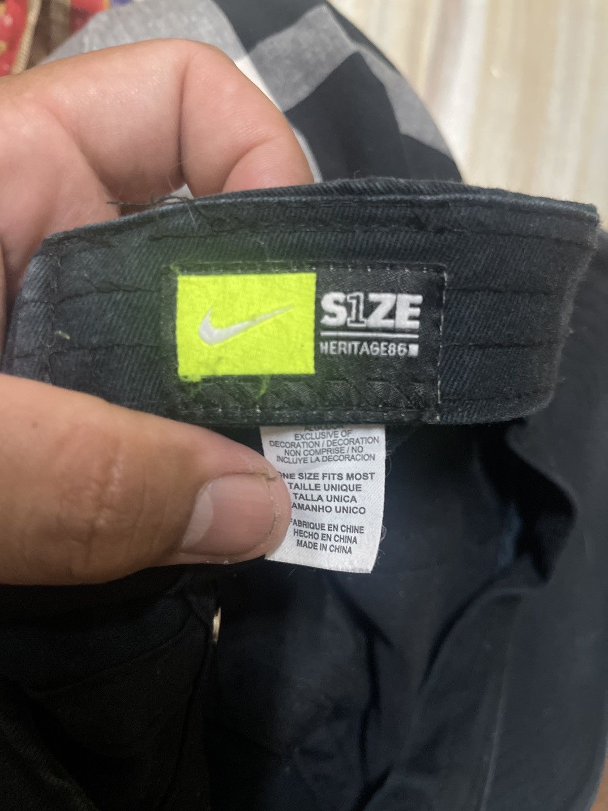 Nike Vintage Y2K Nike Og Hat Cap Adjustable Size Sun Faded Size ONE SIZE - 8 Thumbnail