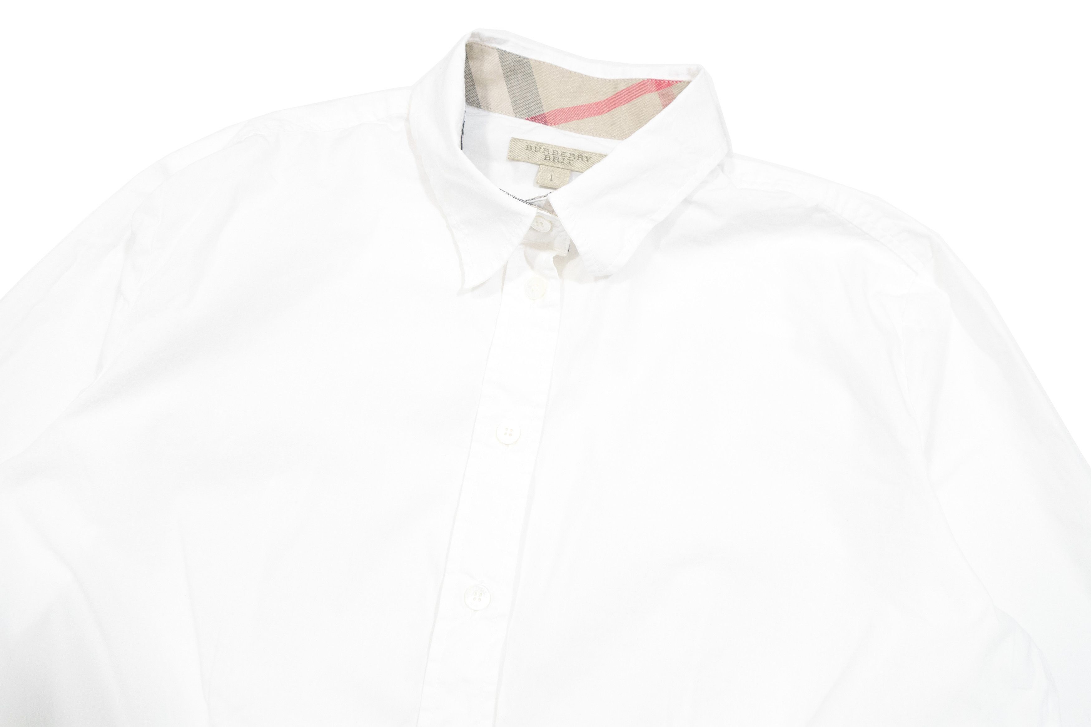 Burberry Brit Stretch Nova Check Details Shirt Size L / US 10 / IT 46 - 3 Thumbnail