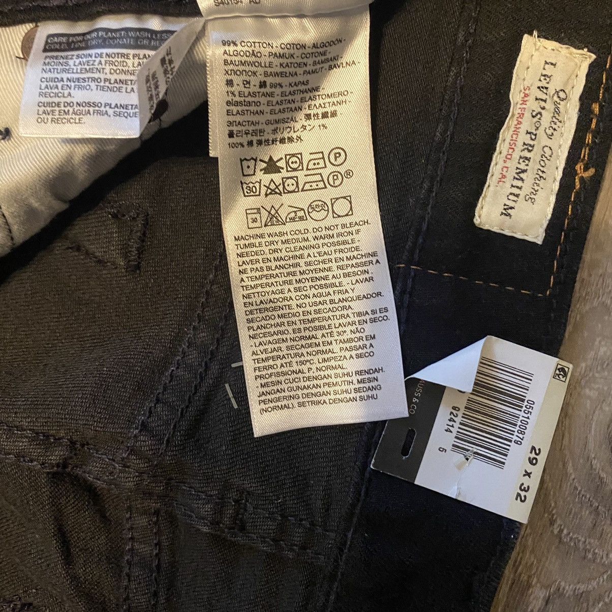 Levi's Levis 501 Skinny Jeans Size US 29 - 7 Thumbnail