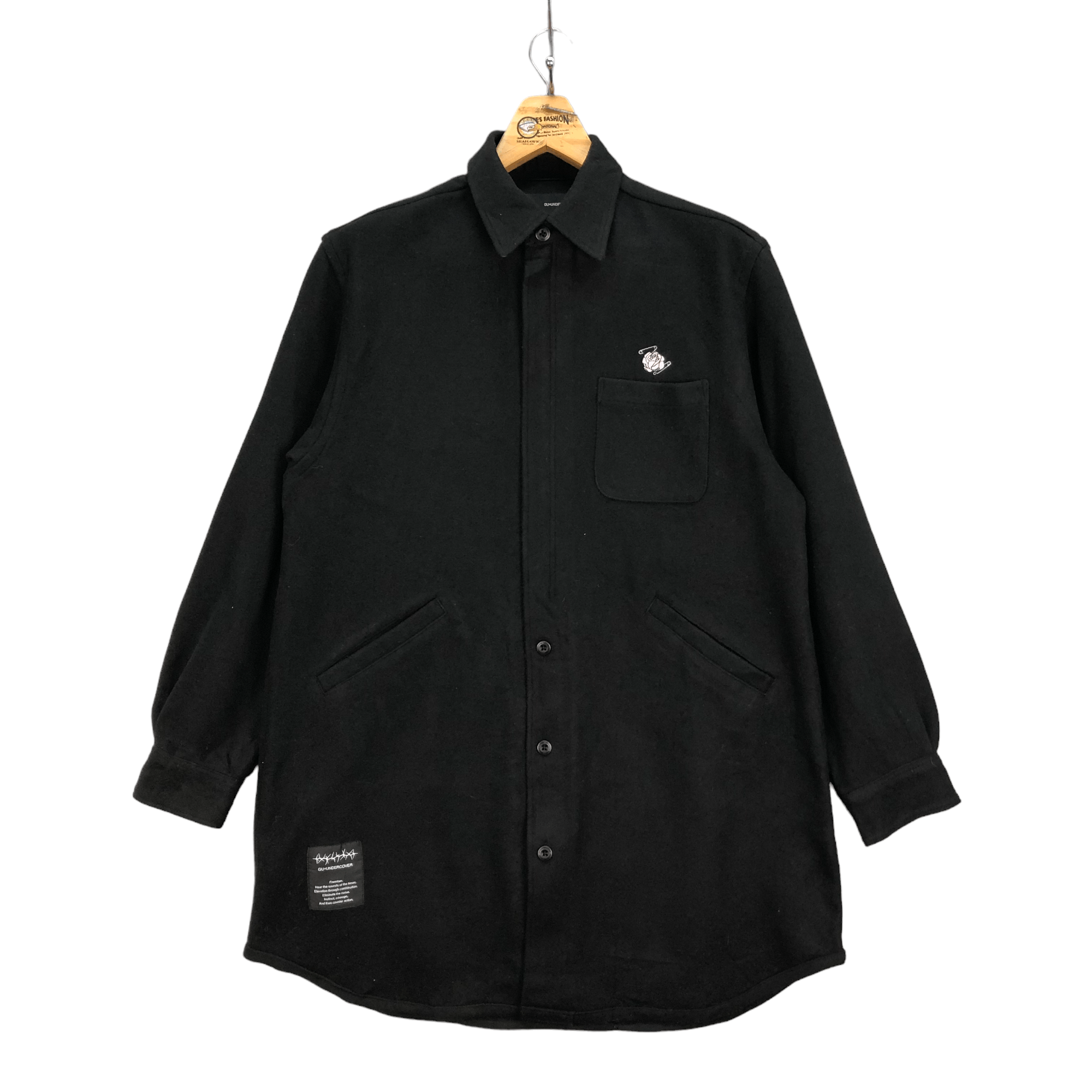 GU × Undercover GU X UNDERCOVER HALF ZIPPER & BUTTON SHIRT JACKET #5096-33 Size US S / EU 44-46 / 1 - 1 Thumbnail