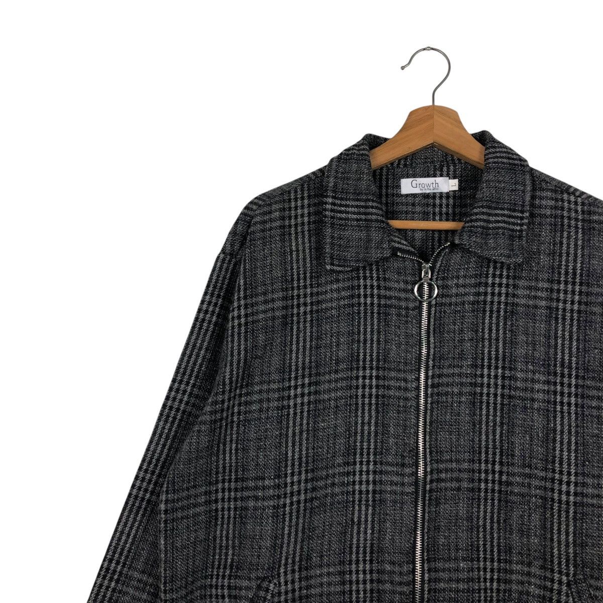 In The Attic 🔥VINTAGE ZIPPER BIKER JACKET IN THE ATTIC TARTAN DESIGN Size US L / EU 52-54 / 3 - 9 Thumbnail