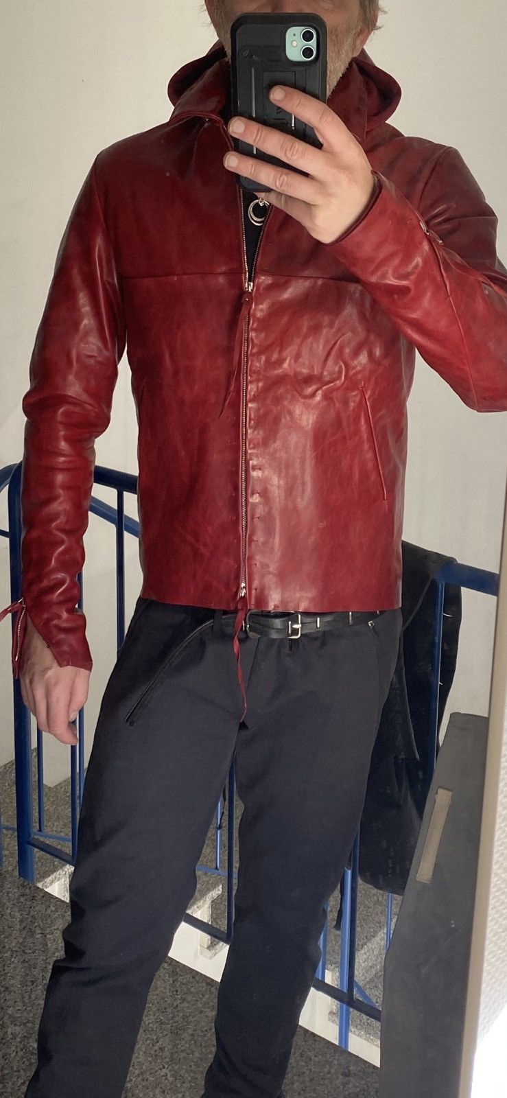 Ma+ Horse Aviator 4 Pocket Jacket red winery Size US M / EU 48-50 / 2 - 5 Thumbnail