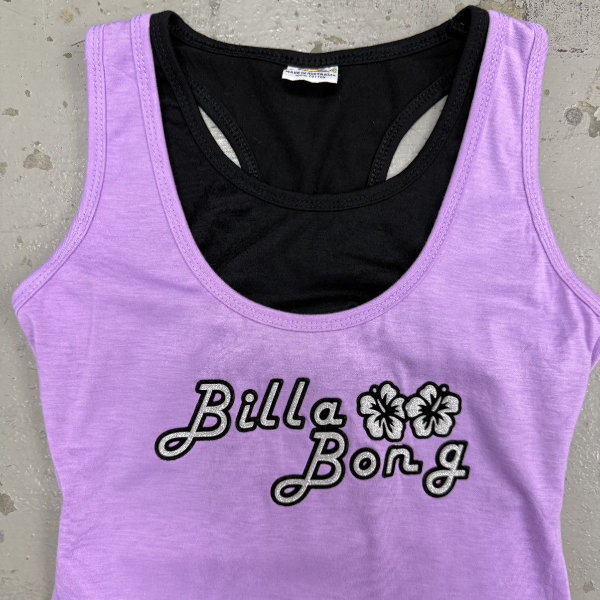 Billabong Vintage Billabong Double Layered Tank Top Size S / US 4 / IT 40 - 2 Thumbnail