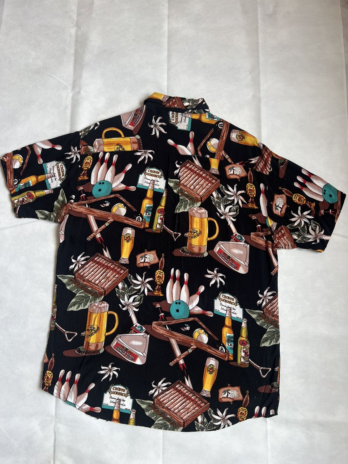 Japanese Brand Vintage Lowes Hawaiian Tropical Bowling In Paradise Shirt Size US L / EU 52-54 / 3 - 5 Thumbnail