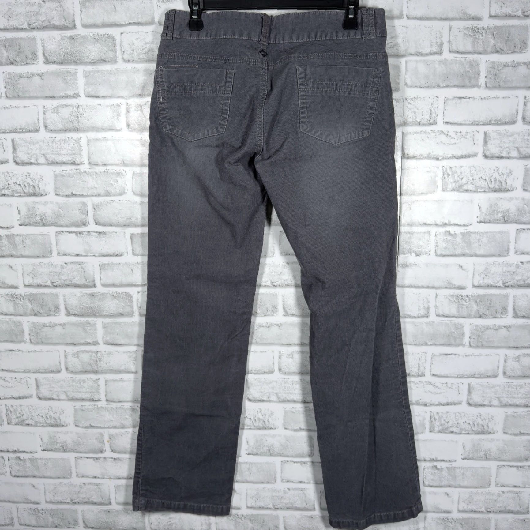 Prana PrAna Cordury Gray Casual Cotton Blend Pants Womens Size 6x31 Size 28" / US 6 / IT 42 - 5 Thumbnail