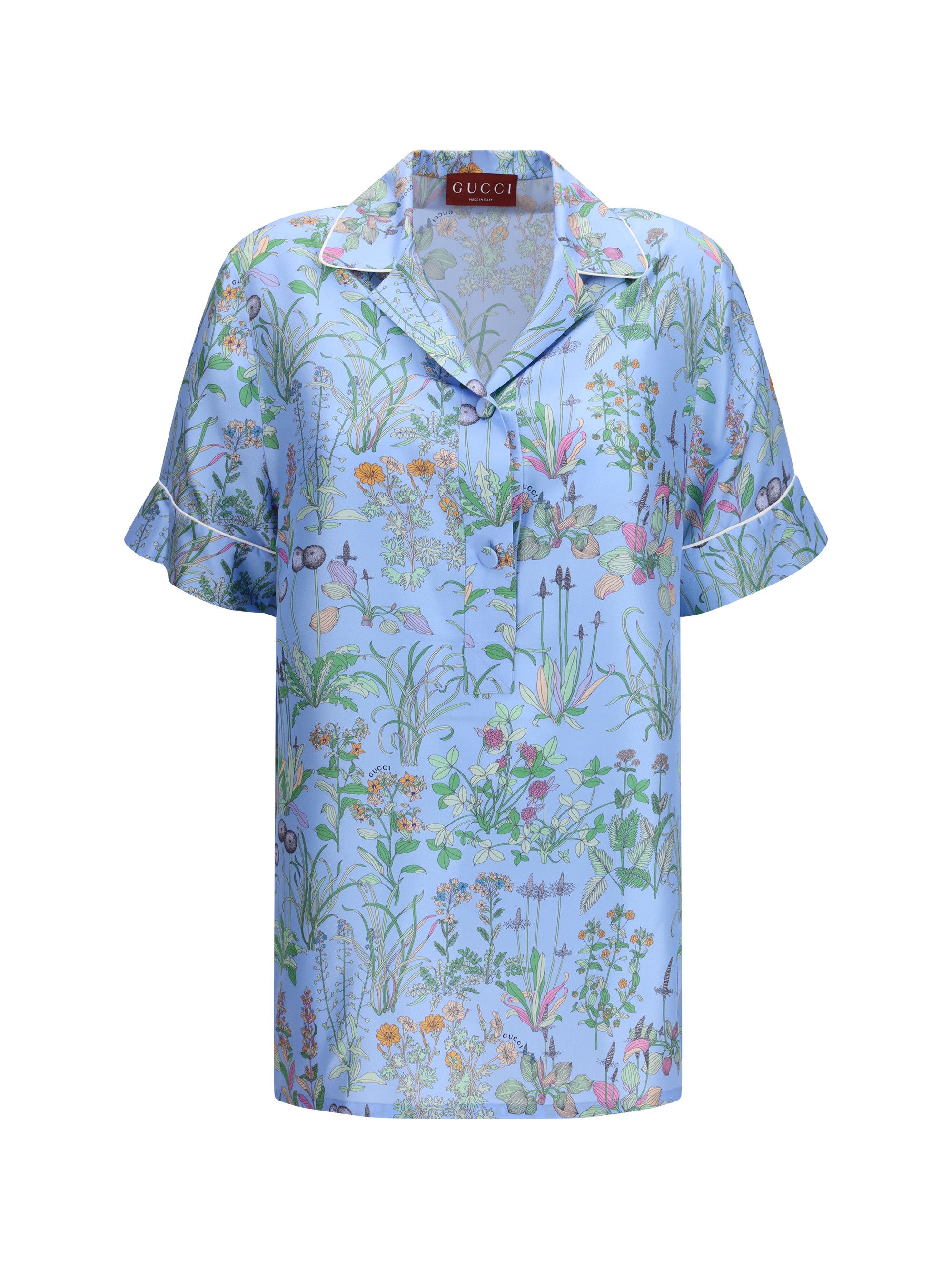 Gucci Printed silk twill Shirt Size M / US 6-8 / IT 42-44 - 1 Thumbnail