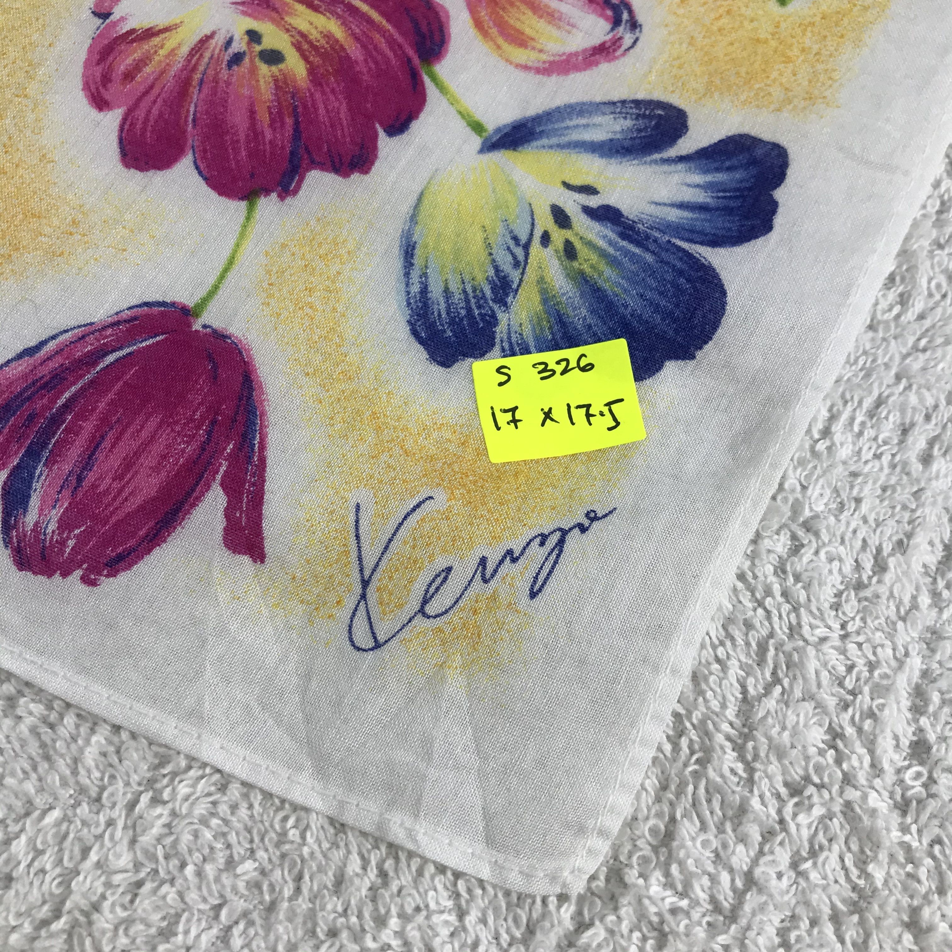 Kenzo × Vintage Kenzo Bandana / Handkerchief / Neckerchief - S326 Size ONE SIZE - 5 Thumbnail