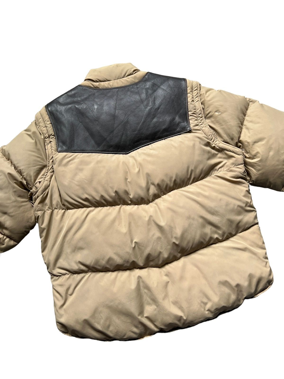 Schott Vintage Schott Western Puffer Down Vest Jacket Size US L / EU 52-54 / 3 - 8 Thumbnail