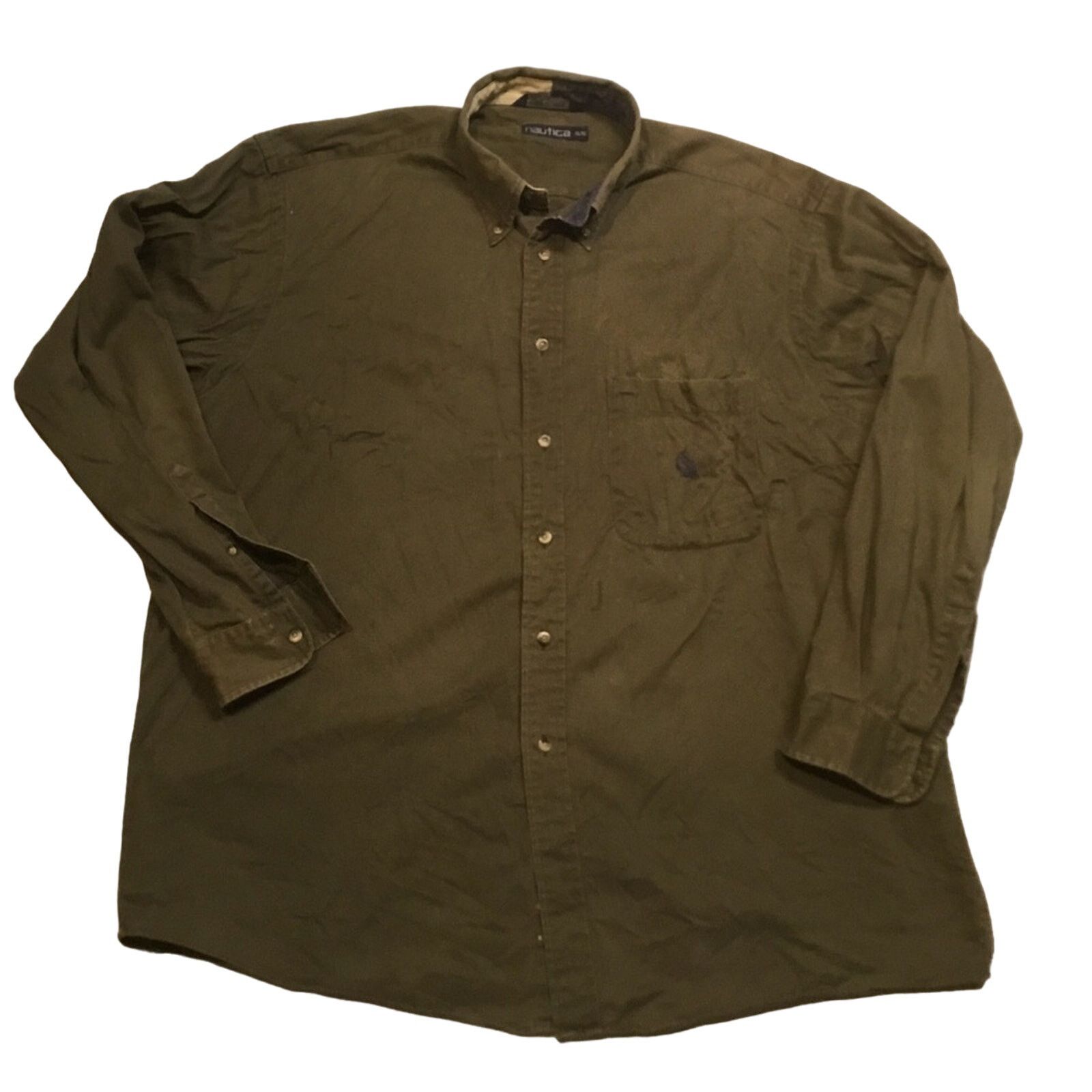 Nautica Vintage Nautica Button Down Shirt Size US XL / EU 56 / 4 - 1 Thumbnail